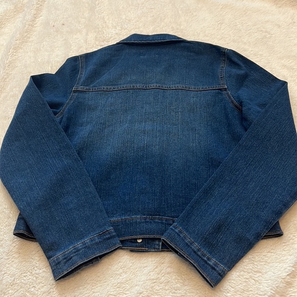 NEW Girls Size 14 Stretch Denim Jacket - Picture 4 of 5